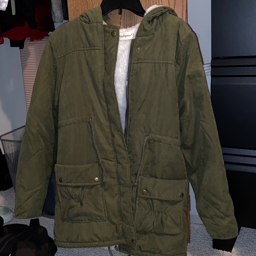fuzzy inside jacket
